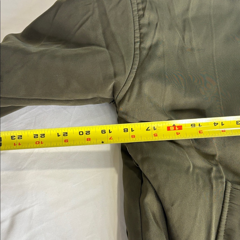 Doe & Rae Khaki Bomber Jacket - Picture 7 of 8